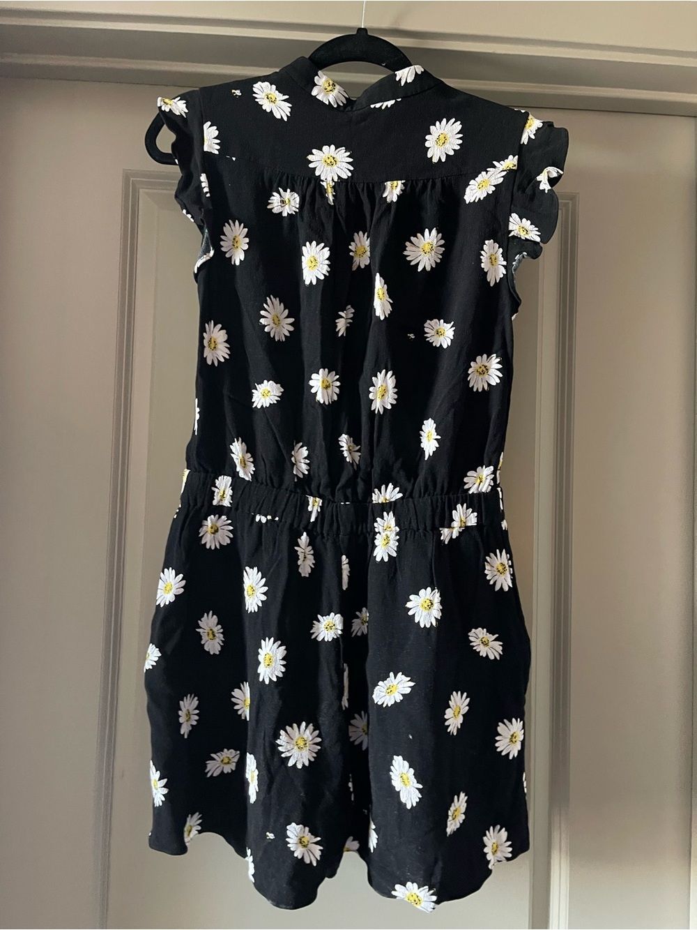kate spade Black Daisy Print Romper - Picture 3 of 4